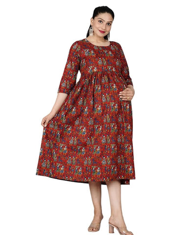 Jikonet Women's Maternity Kurti for Feeding Zippers (VJK)