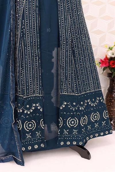 RUDRAPRAYAG Women's Maxi Anarkali Dress